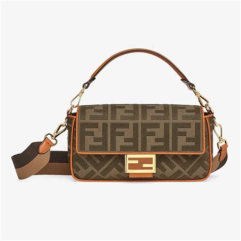 fendi canvas baguette|fendi baguette for women.